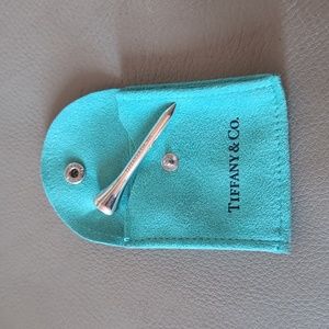 Tiffany Sterling Silver .925 Golf Tee Vintage With Bag